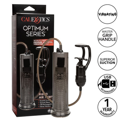 CalExotics Optimum Series Vibro Air Pump with pressure-activated vibration and Master Grip handle