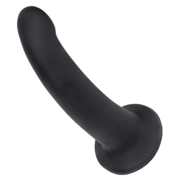 CalExotics Onyxxx Rechargeable Rider Probe – curved silicone vibrating dildo with suction cup base and waterproof rechargeable design