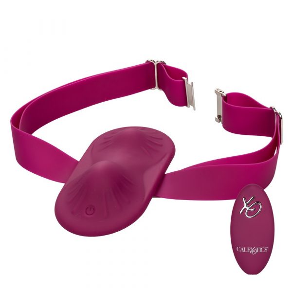 Dual Rider massager with adjustable thigh strap