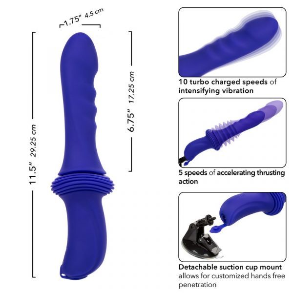CalExotics Overdrive Ridged Thruster Sex Machine