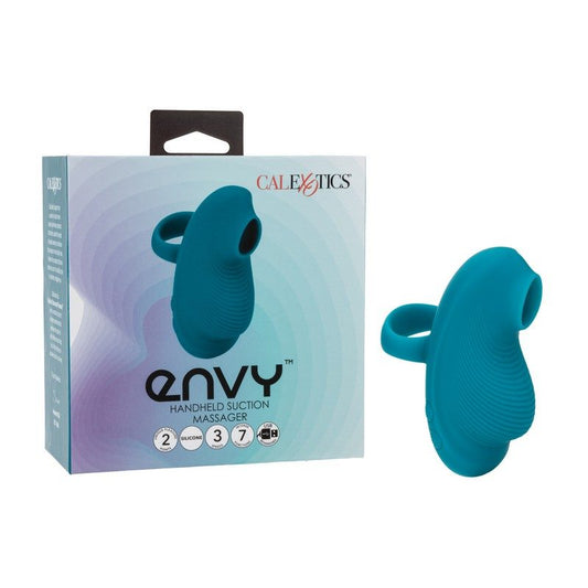 Envy handheld suction massager with silicone body