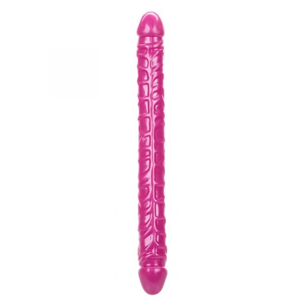 CalExotics Size Queen 17" Double Dong – Realistic Dual-Ended Dildo