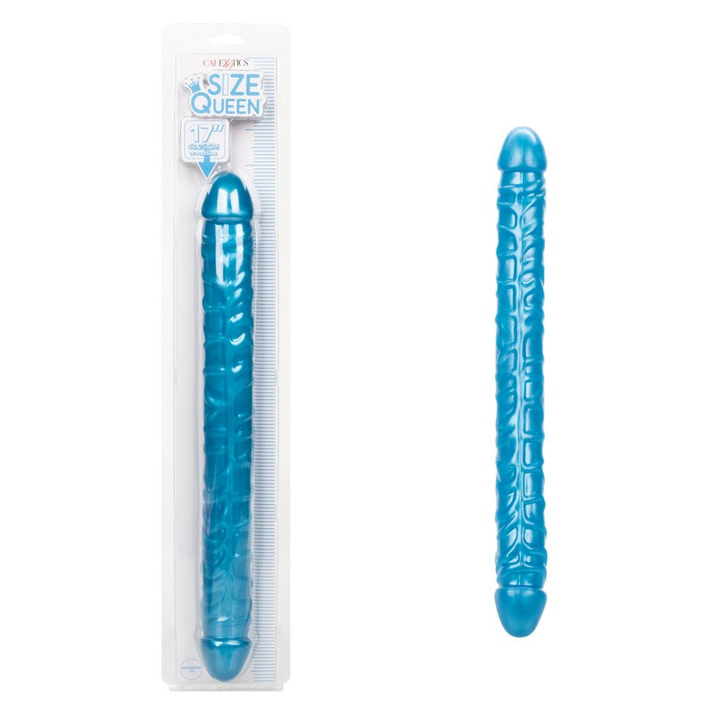 CalExotics Size Queen 17" Double Dong – Realistic Dual-Ended Dildo