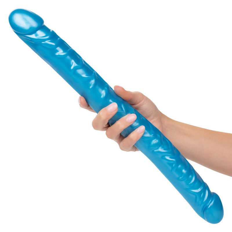 CalExotics Size Queen 17" Double Dong – Realistic Dual-Ended Dildo