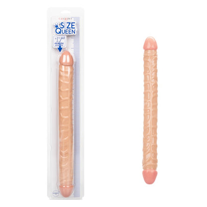 CalExotics Size Queen 17" Double Dong – Realistic Dual-Ended Dildo