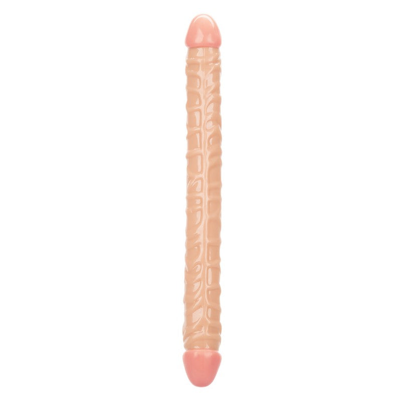 CalExotics Size Queen 17" Double Dong – Realistic Dual-Ended Dildo