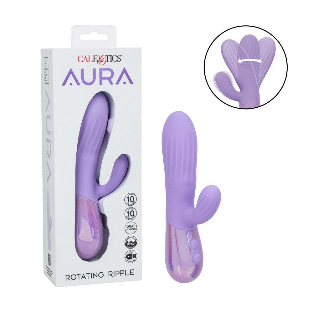 California Exotics Aura Rotating Ripple Dual-Motor Massager