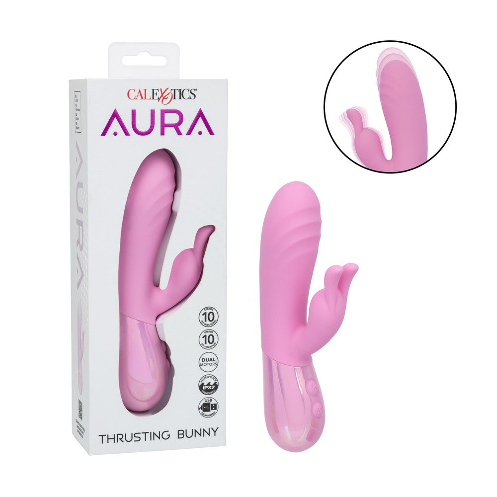 California Exotics Aura Thrusting Bunny Rabbit Vibrator