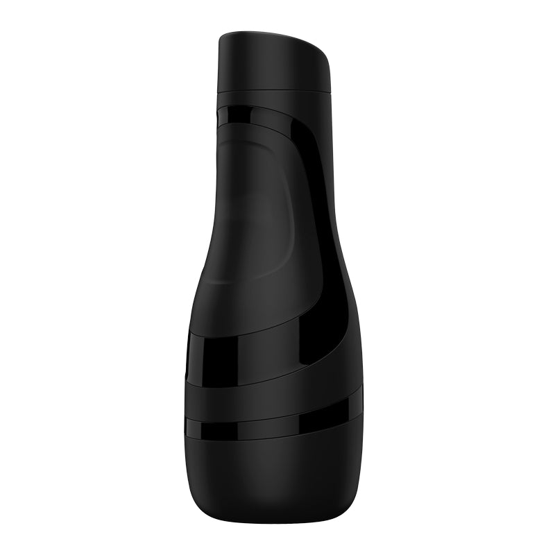 Satisfyer Men Classic black masturbator with removable cyberskin sleeve