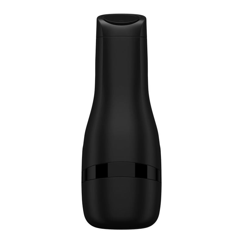 Satisfyer Men Classic black masturbator with removable cyberskin sleeve