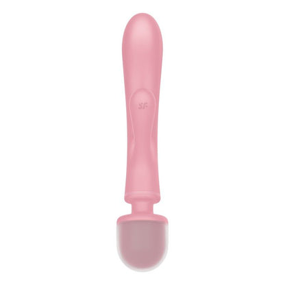 Satisfyer Triple Lover – Pink 2-in-1 Rabbit Vibrator and Wand Massager with 3 Motors