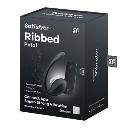 Satisfyer Ribbed Petal Wearable Vibrator – App & Remote Control