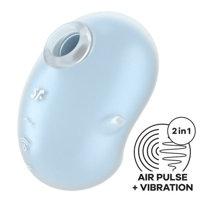 Satisfyer Cutie Ghost – Dual Motor Air Pulse & Vibration Clitoral Stimulator