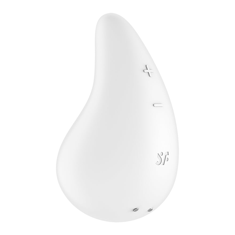 Satisfyer Dew Drop Lay-On Vibrator – Double Silicone Clitoral Stimulator
