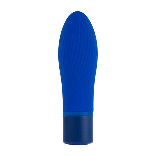 Evolved SELOPA Cobalt Cutie textured bullet vibrator waterproof rechargeable silicone mini vibe