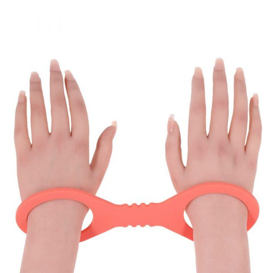 Sportsheets Peaches ’n CreaMe small silicone cuffs with stretch-fit design