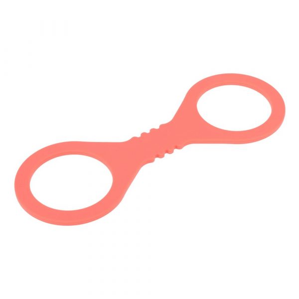 Sportsheets Peaches ’n CreaMe small silicone cuffs with stretch-fit design