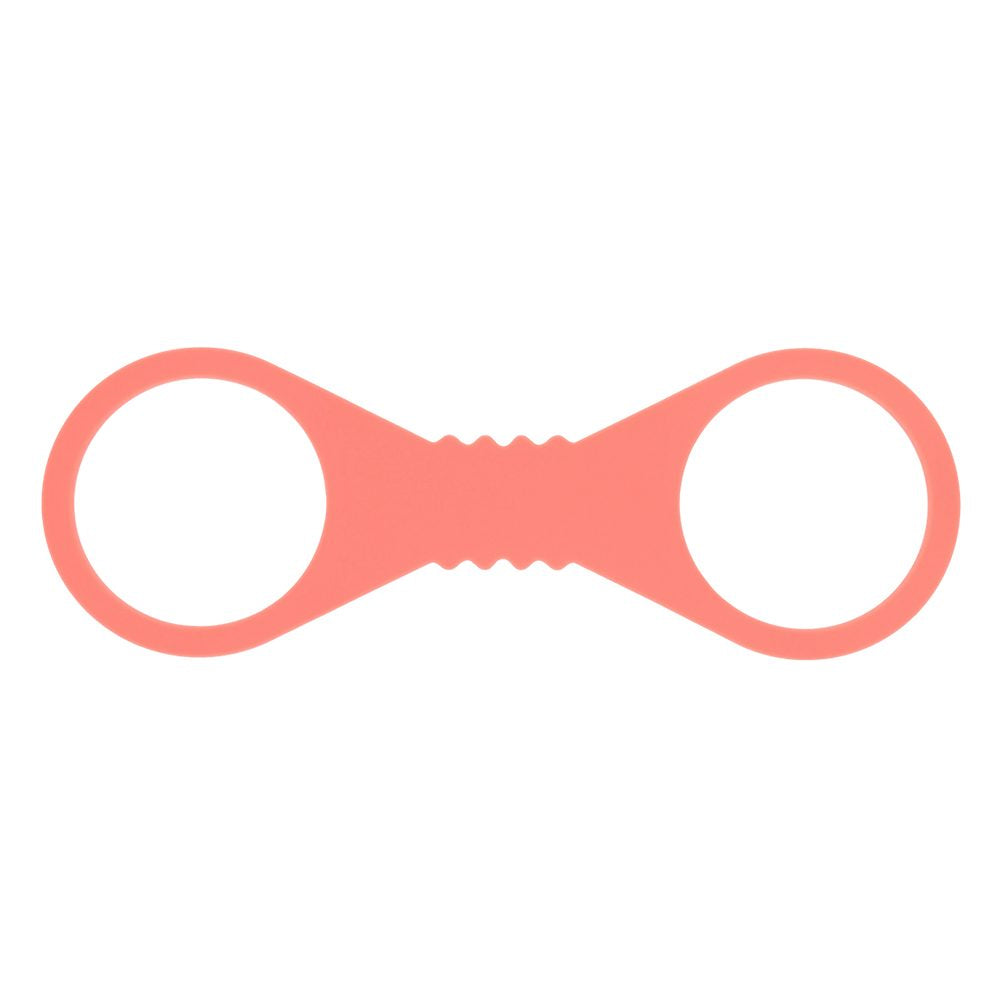 Sportsheets Peaches ’n CreaMe silicone cuffs with stretch-fit design