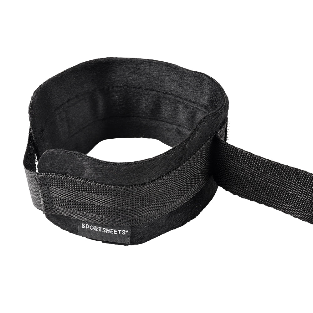 Sportsheets Velvet Noir Collar & Removable Clamps