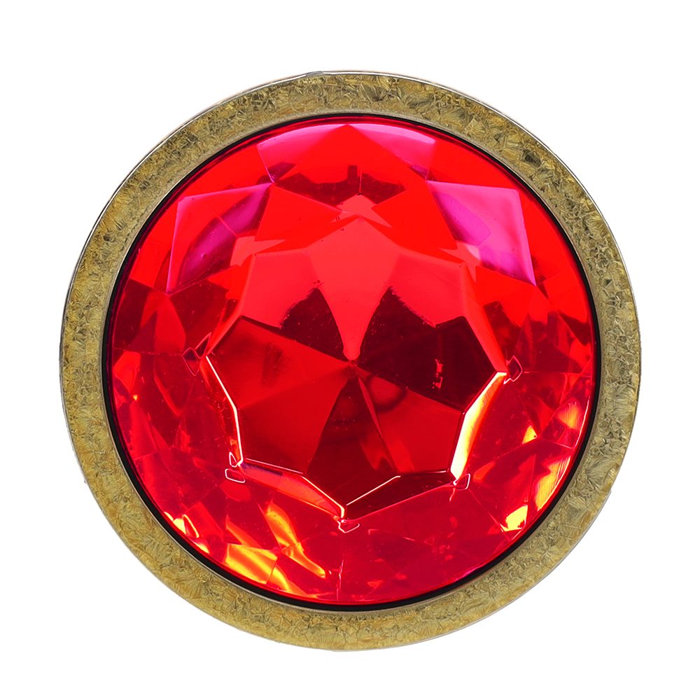 Shots Milan Collection Gold Anal Plug Set – 3 Sizes with Jewel Bases