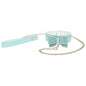 Shots Paris Collection Collar w/ Leash Blue
