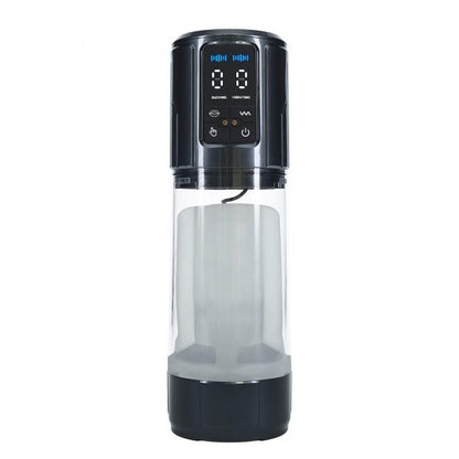 Shots Pumped UltraLift Automatic Penis Pump – Gun Metal masturbator with smooth sleeve and powerful suction