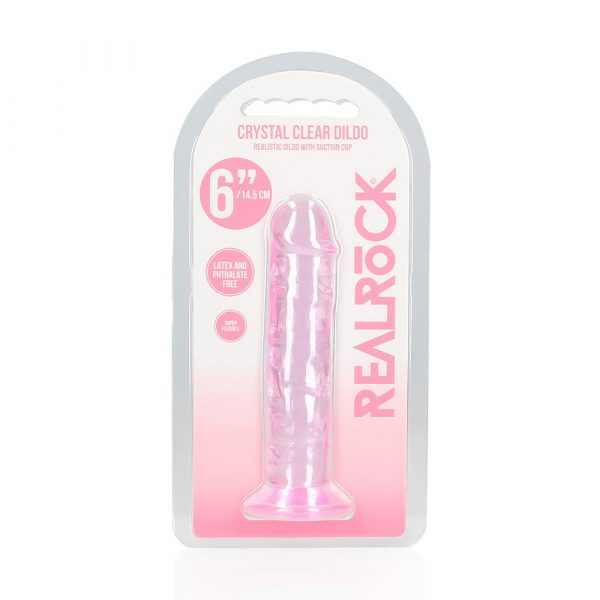 Shots RealRock 6″ Straight Dildo