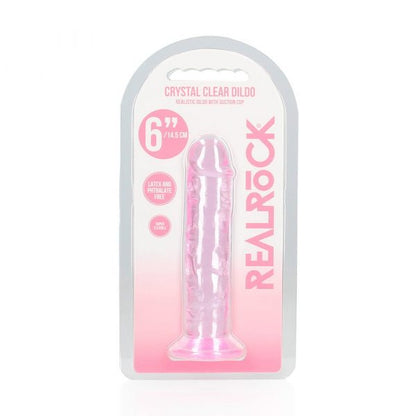 Shots RealRock 6″ Straight Dildo