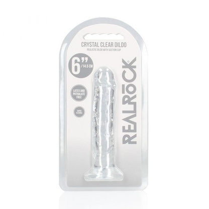 Shots RealRock 6″ Straight Dildo
