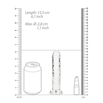 Shots RealRock 6″ Straight Dildo