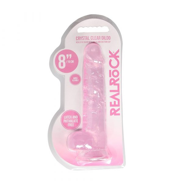 Shots RealRock 8″ Realistic Dildo with Balls