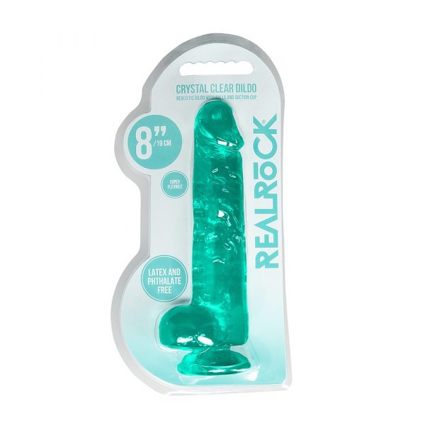 Shots RealRock 8″ Realistic Dildo with Balls