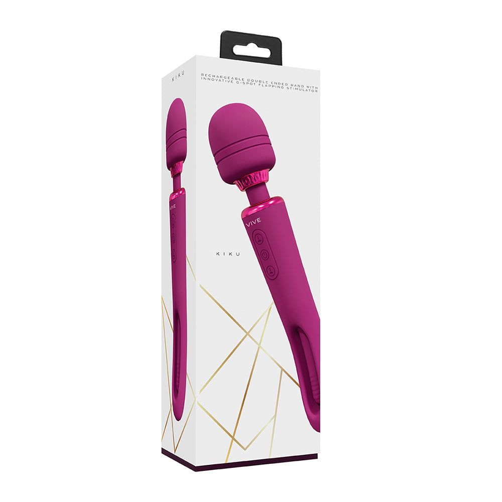 Close-up of flapping tongue feature on Kiku vibrato