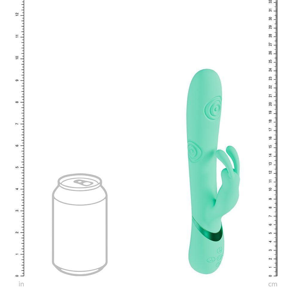 Shots VIVE Mimi Triple Motor G-Spot Tapping Vibrator – silicone vibe with clitoral arm and climax mode button