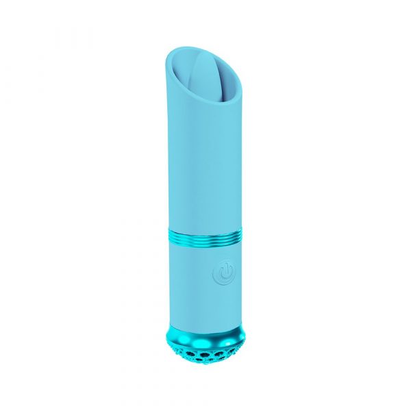 Shots Luxe Lipstick Vibe – Compact Clitoral Vibrator with Light-Up Base and Elegant Silicone Tip