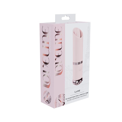 Shots Luxe Lipstick Vibe – Compact Clitoral Vibrator with Light-Up Base and Elegant Silicone Tip