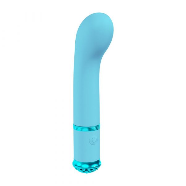 Chérie G-Spot Vibrator – Pink silicone vibrator from Loveline Paris Collection with curved design and 10 vibration functions