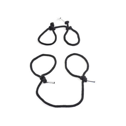 Pipedream Fetish Fantasy Silk Rope Bondage Set with Love Mask