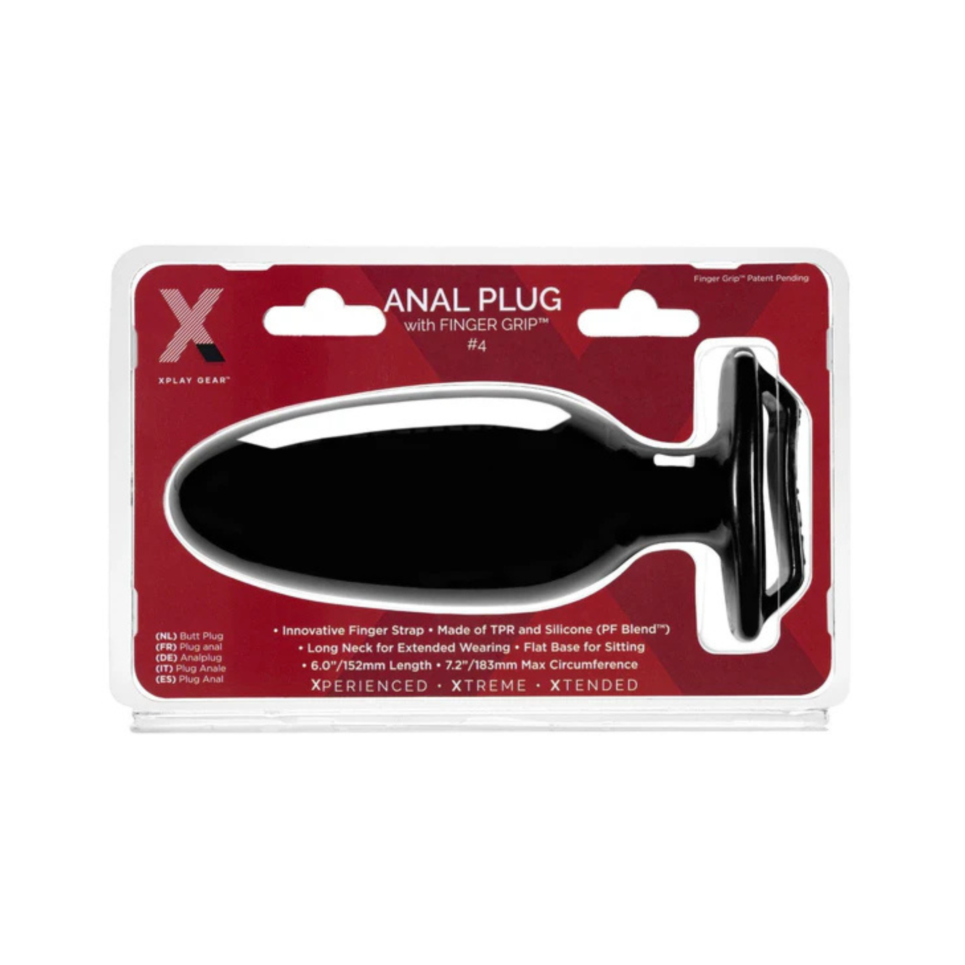 XPLAY Finger Grip Plug #4L