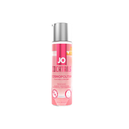System JO Cocktails Cosmopolitan Flavored Lube – Cranberry Lime Water-Based Oral Lubricant (Sugar-Free)