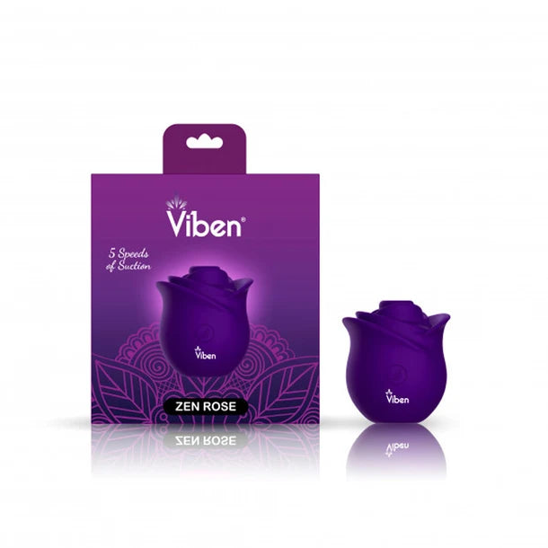 Zen Rose Violet Clitoral & Nipple Stimulator