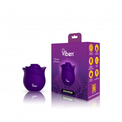 Zen Rose Violet Clitoral & Nipple Stimulator
