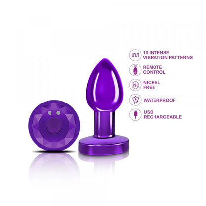 Cheeky Charms R/C Vibrating Metal Plug – Small