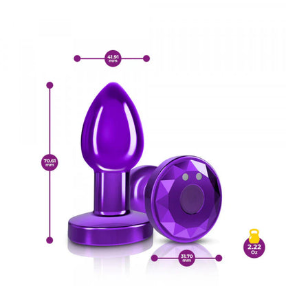 Cheeky Charms R/C Vibrating Metal Plug – Small