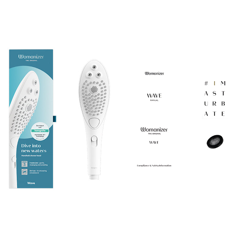 Womanizer Wave Water Massage Stimulator– Clitoral Shower Head