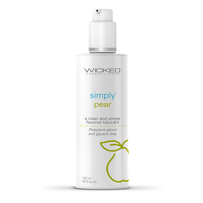 Wicked Simply Lube Pear – Flavored Water-Based Lubricant