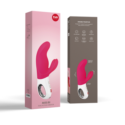 Fun Factory Miss BI Dual Vibrator – dual-motor flexible silicone vibe for G-spot and clitoral pleasure