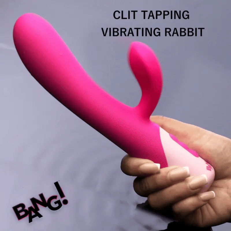 Bang! Clit Tapping Pulsing Rabbit Vibrator