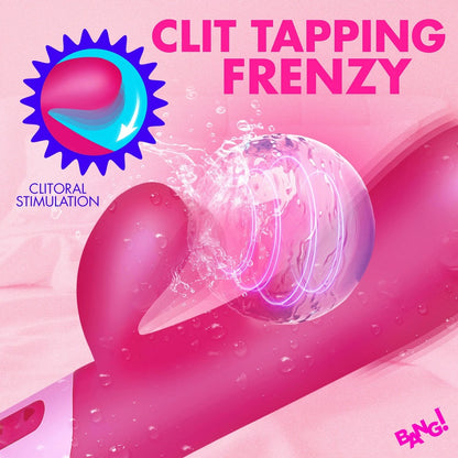 Bang! Clit Tapping Pulsing Rabbit Vibrator