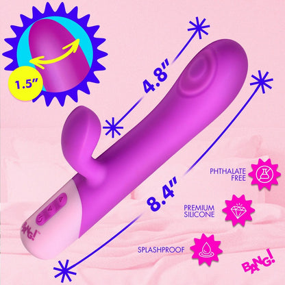 Bang! Clit Tapping Pulsing Rabbit Vibrator